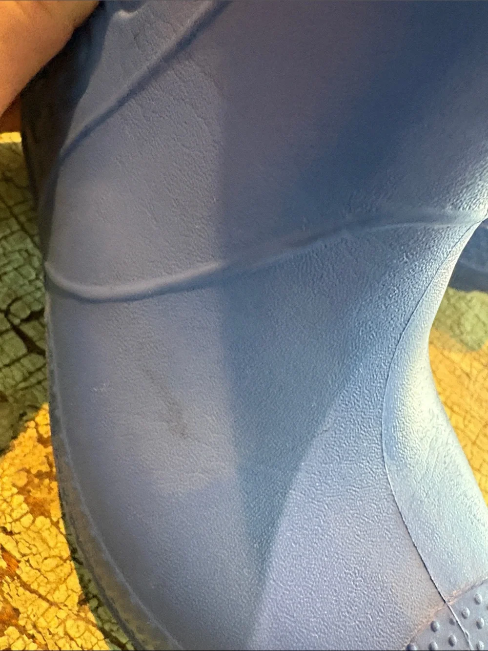 Crocs Handle It Rain Boots Kids C9 Blue Pull On Waterproof Boots